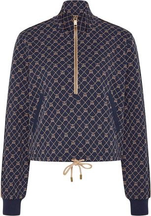 The Upside Felpa Ezra con stampa geometrica - Blu