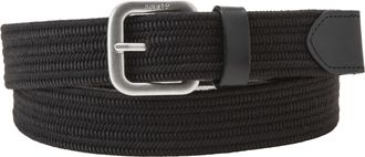 Levi's Stretchg&uuml;rtel LEVIS STRECH WOVEN BELT OV, Damen, Gr. 80, schwarz (regular schwarz), Kunstfaser, G&uuml;rtel Stretchg&uuml;rtel