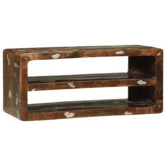 Berkfield Home TV Cabinet 80x32x36 cm Solid Wood Reclaimed in Brown | Size: 80 x 32 x 36 cm