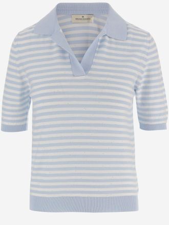 Bruno Manetti Cotton Blend Polo Shirt