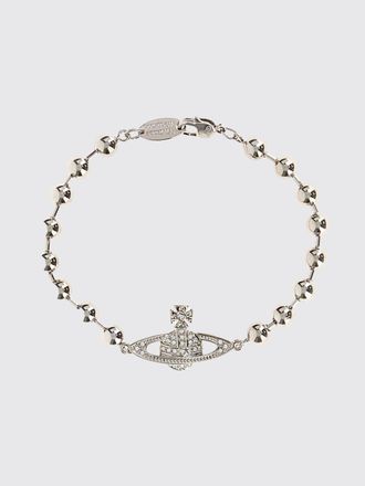 Vivienne Westwood Bracciale Thames in ottone con Orb e cristalli