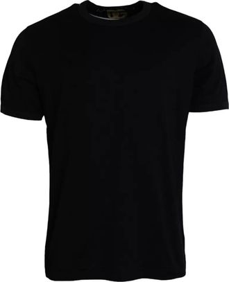 Dolce & Gabbana Mens Crew Neck Short Sleeve Tshirt Tsh86522 - Black Cotton - Size EU 46 (Mens)
