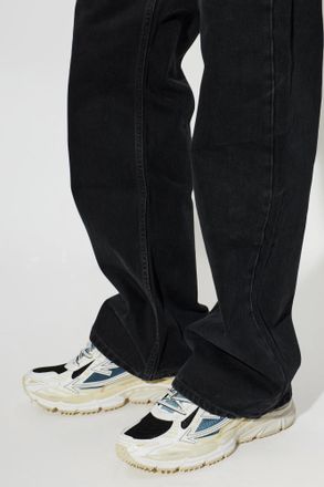 Off-white OW BRB Worn Out Sneakers, Mens, White