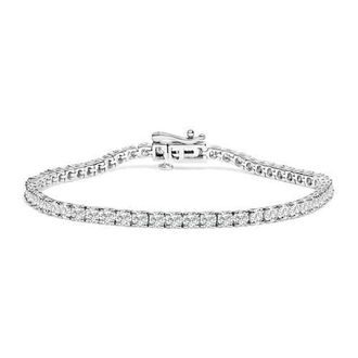 House of Brilliance 14K White Gold 6.00 Cttw Lab Grown Diamond Classic Tennis Bracelet - 7.25 at Nordstrom