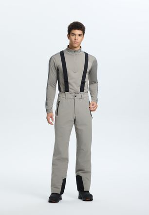 Icepeak Skihose ICEPEAK ICEPEAK FREIBERG, Herren, Gr. 48, N-Gr, grau, Obermaterial: 94% Polyester, 6% Elasthan. Futter: 94% Polyester, 6% Elasthan. Wattierung