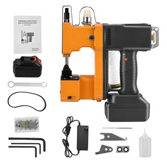 OEM M&aacute;quina De Coser Industrial, Ligera Y Port&aacute;til, De Alta Eficiencia, Color Amarillo