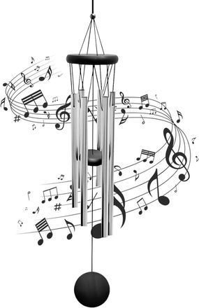 OEM Campana De Viento Con Sonido Relajante Y Tranquilizador, Campanilla De Viento Para Interiores Y Exteriores, Ideal Para El Hogar, Jard&iacute;n, Patio, Balc&oacute;n