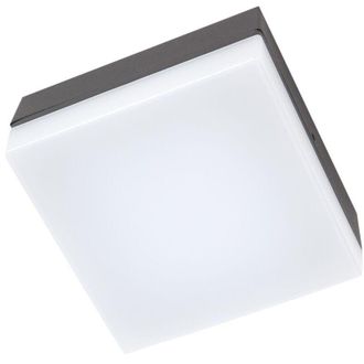 Fabrilamp Aplique Azibo Ip54 1x4,2w Led 323lm 4000k L.14xan.14xal.6cm Aluminio+pl&aacute;stico Antracita