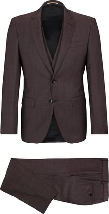 HUGO BOSS Kostuums, Heren, Rood, L, Hugo Boss-Pak 3 Delig