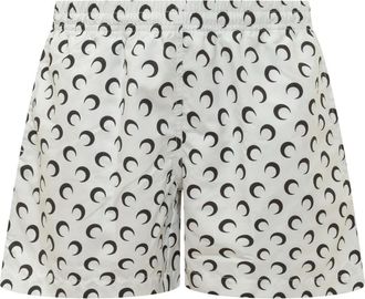 Marine Serre Moon Printed Swimwear Short - Heren - Strandmode - Grijs - M - Polyester - Badmode