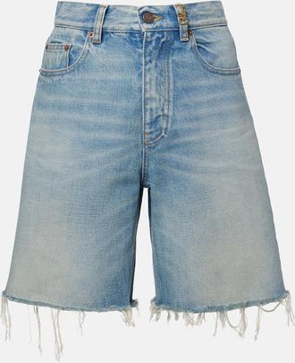 Chlo&eacute; Chlo&eacute; Faded denim shorts