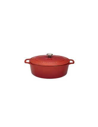 Chasseur Cacerola Ovalada De Hierro Fundido Esmaltado 35cm Rub&iacute; Sublime - Puc473558