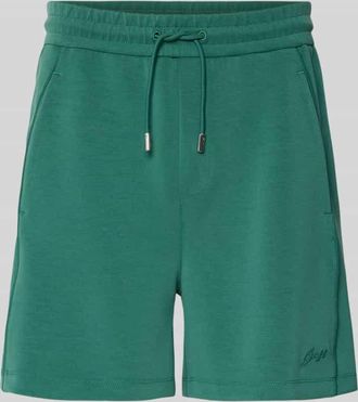 Boss Orange by Hugo Boss BOSS Orange Relaxed Fit Shorts mit Tunnelzug in Dunkelgruen, Gr&ouml;&szlig;e XL