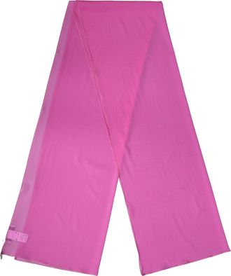 Dolce & Gabbana Pink Silk Neck Wrap Shawl Women Stole 200cm x 64cm Womens Scarf