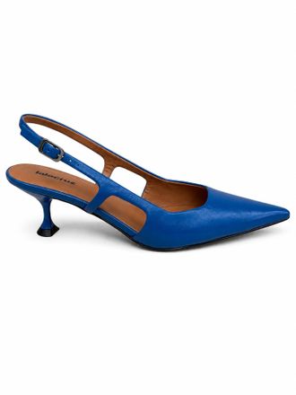 Lola Cruz Womens Berenice Pointed Toe Heel In Blue