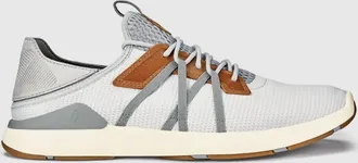 Olukai Mens Mio Li Shoes In Mist Grey / Poi