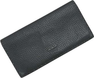 Fendi Pre-owned Wallets, female, Gray, Size: ONE SIZE Pre-owned Vintage Long Wallet (bi-fold)