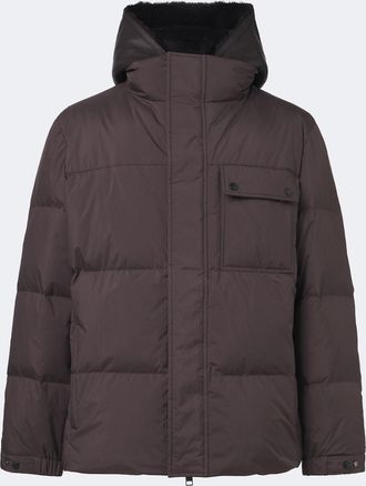 Yves Salomon Piumino con shearling