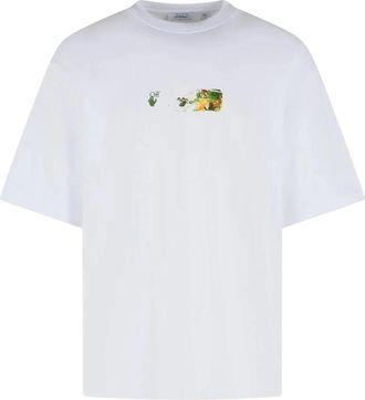 Off-white Spices Arrow Skate T-shirt - Heren - T-shirts - Wit - M - Katoen - Tops