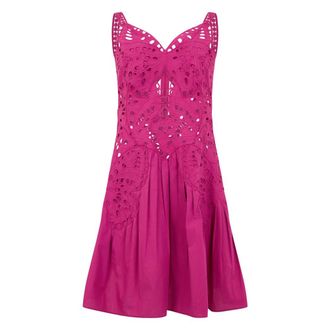Alberta Ferretti Dames, Jurken, Roze, Maat: S Katoen