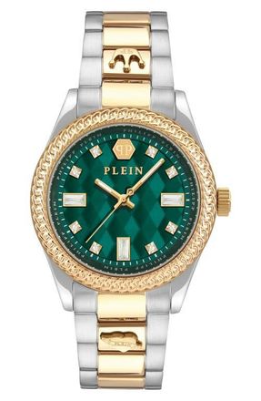 Philipp Plein Queen Bracelet Watch, 38mm in Two Tone at Nordstrom