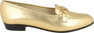 Ferragamo Babs Metallic Loafers