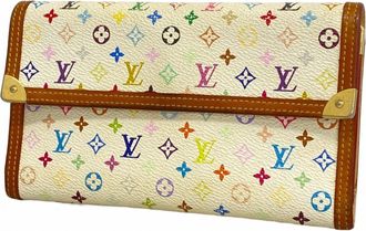 Louis Vuitton Blanc Long Wallet (Bi-Fold) (Pre-Owned)