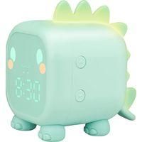 OEM Reloj Despertador Digital Infantil - Dise&ntilde;o De Dinosaurio (unisex) - Reloj Despertador Multifuncional Y Creativo Con Anuncio De La Hora - Dise&ntilde;ado Par
