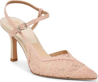 Dolce Vita Karly Embellished Pump in Rose Lace at Nordstrom Rack, Size 8.5