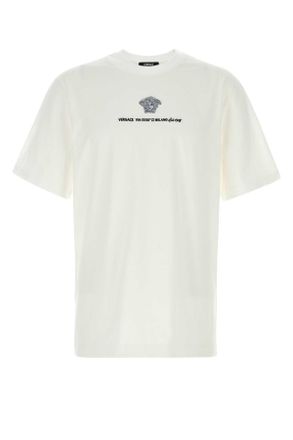 Versace White Cotton T Shirt