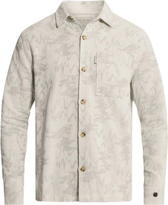 Cast Iron Overshirt met Jacquard Patroon - Heren - Overhemden - Veelkleurig - Maat: L Katoen
