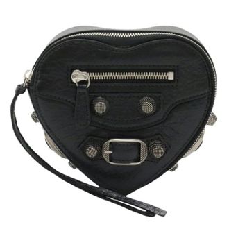 Balenciaga Pre-owned Pouch - Dames - Pre-owned - Zwart - Maat: ONE Size Leer