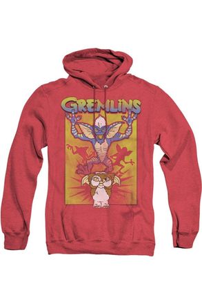 Gildan Gremlins Be Afraid Adult Heather Hoodie / Hooded Sweatshirt