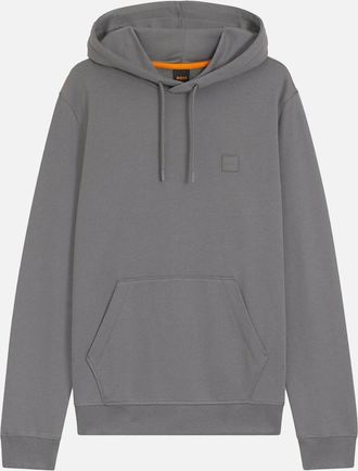 HUGO BOSS Mens Boss WeTalk Overhead Hood - Grey - Size: 44