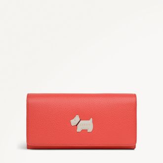 Radley London Loyal Radley Leather Extra Large Flapover Purse in Luscious Red - 111972