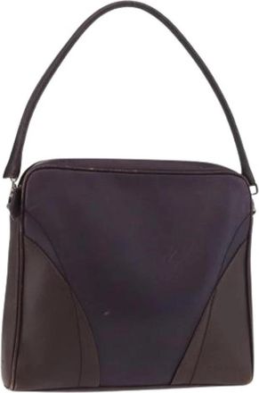 Prada Pre-owned Vintage Schoudertas - Dames - Vintage Schoudertas - Blauw - ONE Size - Leer - Vintage
