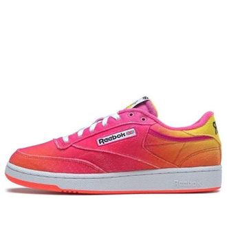Reebok Daniel Moon x Club C 85 Atomic Pink Alert Yellow GZ1156