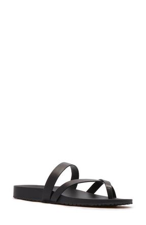 FRANKiE4 Isla Waterproof Toe Loop Sandal in Black at Nordstrom, Size 8.5