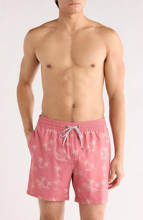 Billabong Lineup Layback Swim Trunks in Dusty Pink at Nordstrom Rack, Size Xx-Large