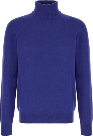 Saint Laurent Blue Turtle Neck Sweater