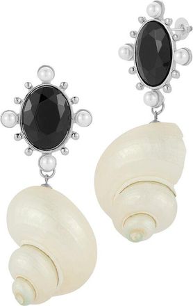 Sphera Milano Silver Plated Cz Earrings