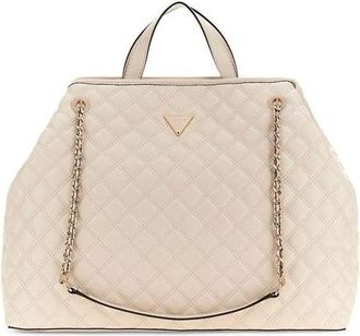 Guess Giully Ii Grote 2-in-1 Tote - Dames - Shoppers - Wit - ONE Size - Tassen