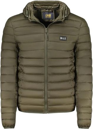 Cavalli Jacket met lange mouwen - Heren - Winterjassen - Groen - XL - Polyester - Jassen