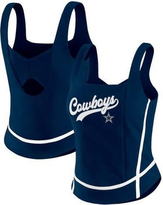 WEAR by Erin Andrews Womens WEAR by Erin Andrews Navy Dallas Cowboys Square Neck Tank Top at Nordstrom, Size X-Small