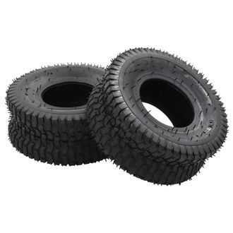 vidaXL Set Ruedas Y C&aacute;maras De Aire De Carretilla Caucho 15x6.00-6 4pr Vidaxl
