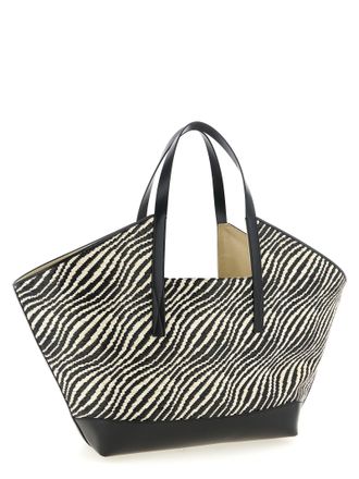Marni Waves Tote Bag - Black
