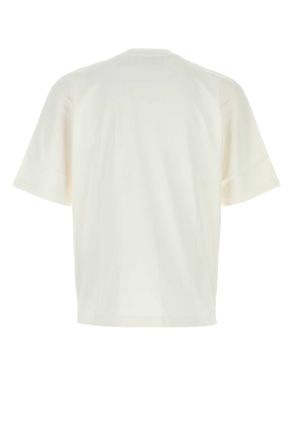Dsquared2 Mens White Cotton Oversize T-Shirt Exterior Exterior: T-shirts And Polos
