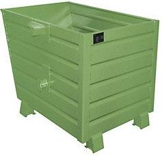 Bauer Volquete Apilable Capacidad 0,7 M&sup3; Verde Reseda Ral 6011