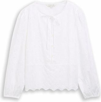 Tom Tailor Blouses & Hemden - Dames - Blouses & Shirts - Wit - Maat: L