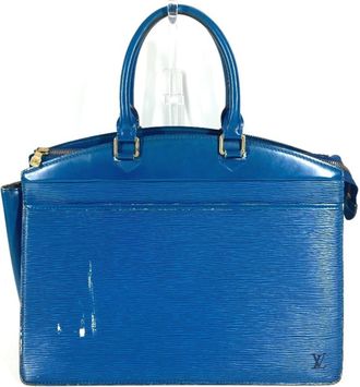 Louis Vuitton Epi Blue Toledo Blue Epi Leather Shoulder Bag Tote Bag (Pre-Owned)